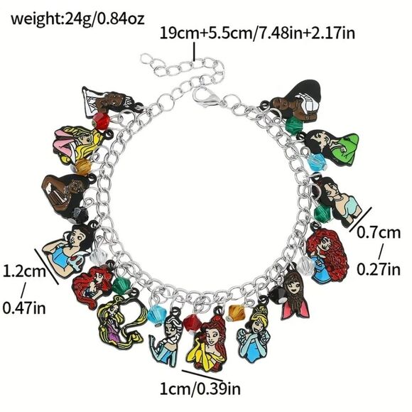 Disney’s Princesses Charm Bracelet - Picture 5 of 5